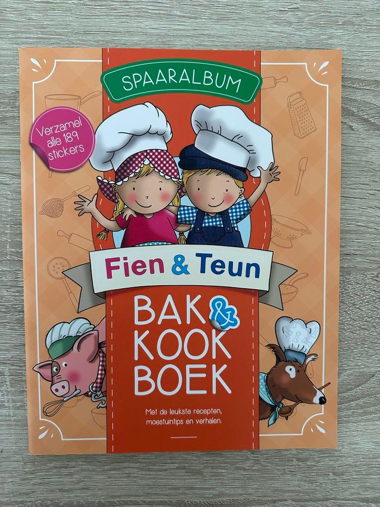 Fien & Teun Bak & Kook Boek spaaralbum, Ophalen of Verzenden, Nieuw