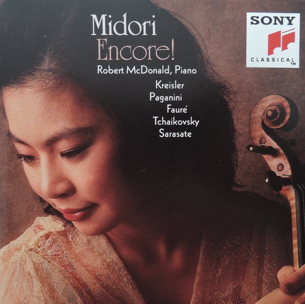 Midori - Encore! - SONY - 1992 - DDD, Kamermuziek, Ophalen of Verzenden, Zo goed als nieuw, Romantiek