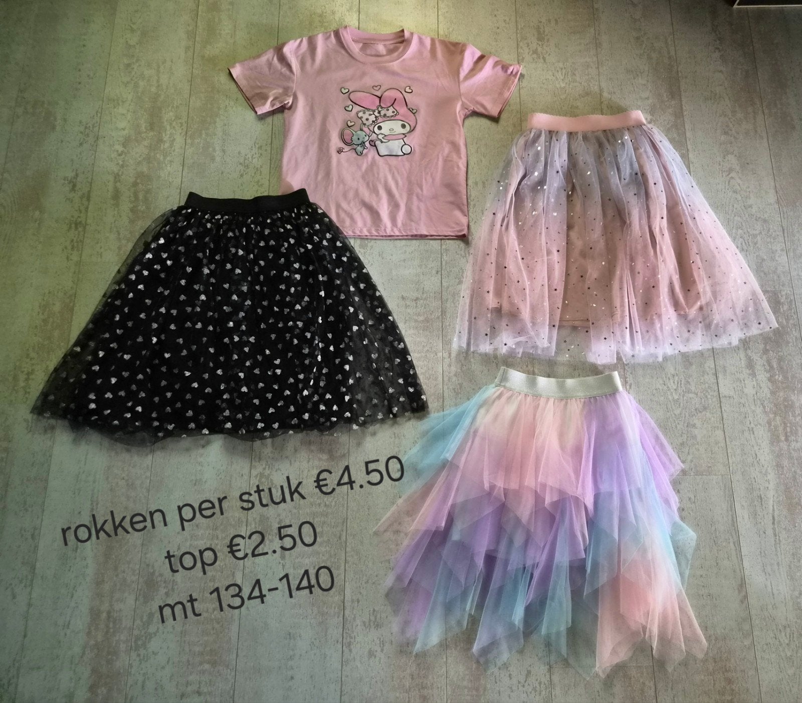 kinderkleding pakket meisjeskleding maat 134 140 146 152, Ophalen, Zo goed als nieuw, Maat 134