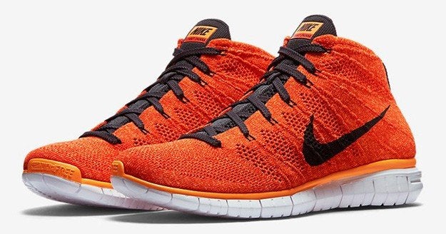 Nike Free Flyknit Chukka - Oranje Sneakers, Overige kleuren, Nike, Nieuw, Ophalen of Verzenden