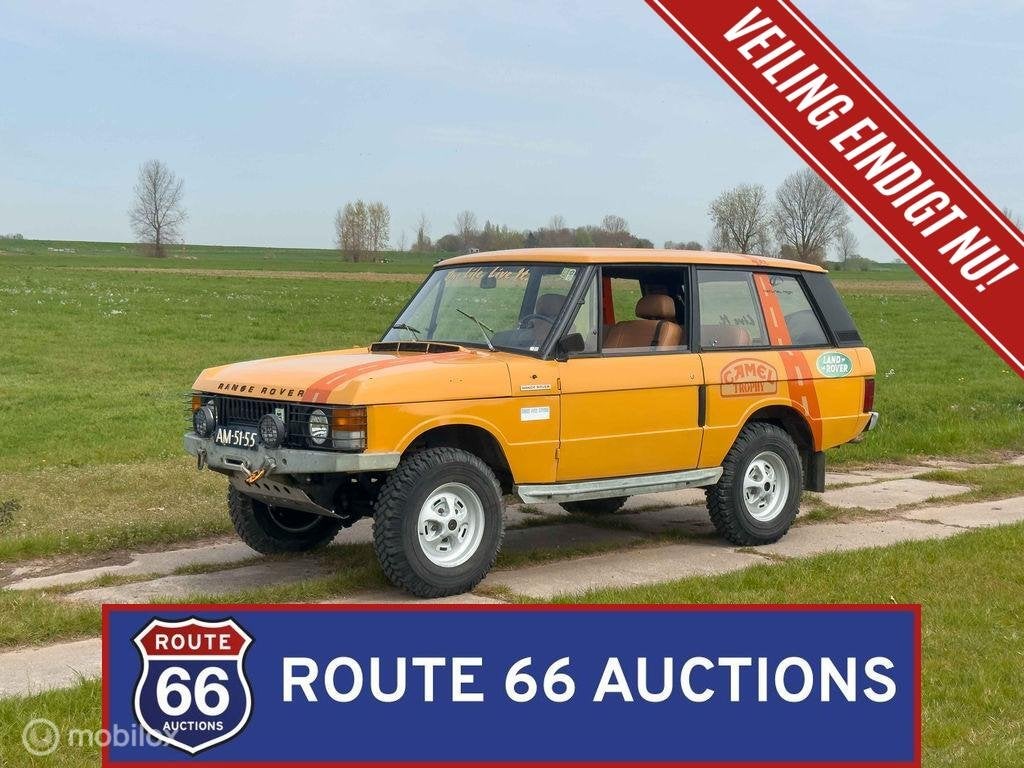 Range Rover Classic Early A-Series 2-Door | 1971 | Route 66, Auto's, Oldtimers, Land Rover, Overige carrosserieën, Zwart, Bedrijf