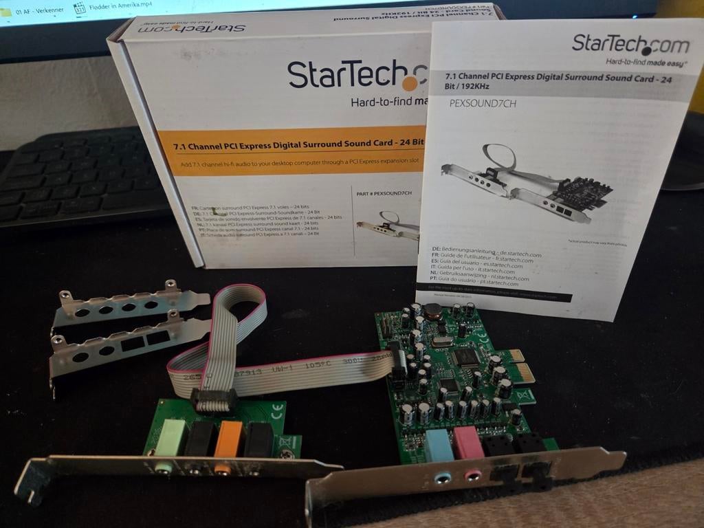 startech surroundcard, Computers en Software, Geluidskaarten, Zo goed als nieuw, Intern, Ophalen