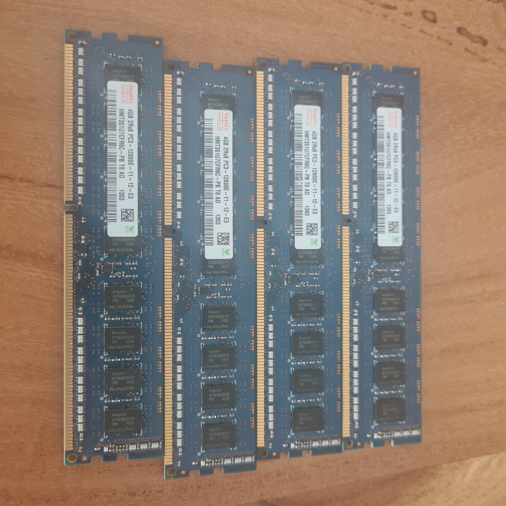 SK Hynix 16Gb (4x4Gb) DDR3 PC3-12800 1333MT/s, Gebruikt, Verzenden, DDR3, Desktop