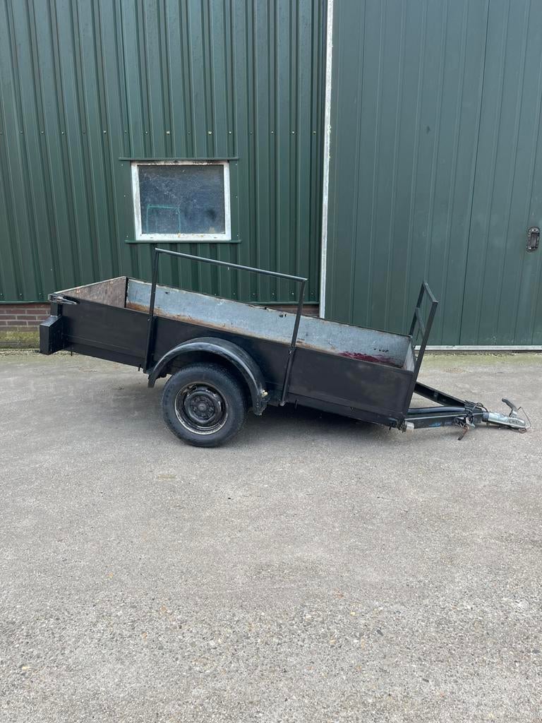 Aanhanger 750kg enkel asser 100cm - 250cm, Ophalen of Verzenden, Zo goed als nieuw