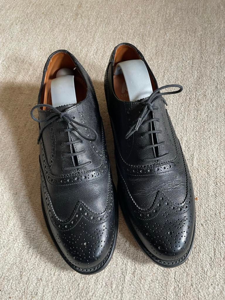 K-Shoes Heren Schoenen ( als nieuw!) Maat 8 - Zwart Leer, Zwart, Ophalen of Verzenden, Zo goed als nieuw, Veterschoenen