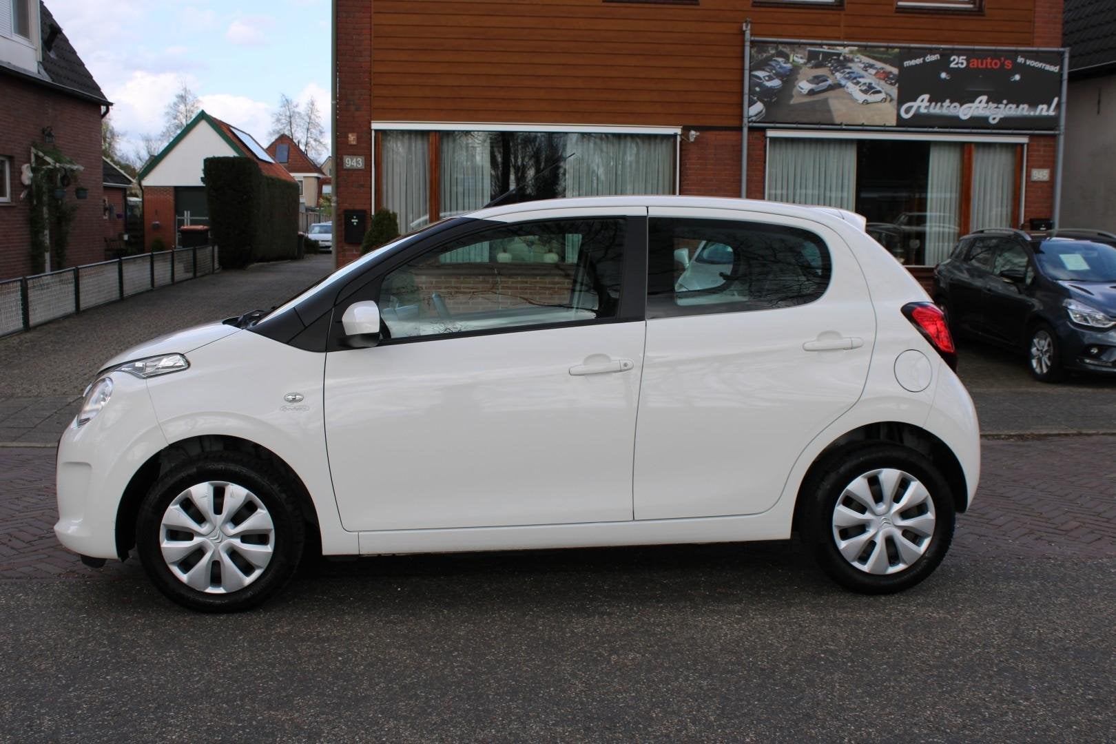 Citroen C1 1.0 VTi Feel Airco, Bluetooth, Garantie, Voorwielaandrijving, Stof, Gebruikt, 4 stoelen