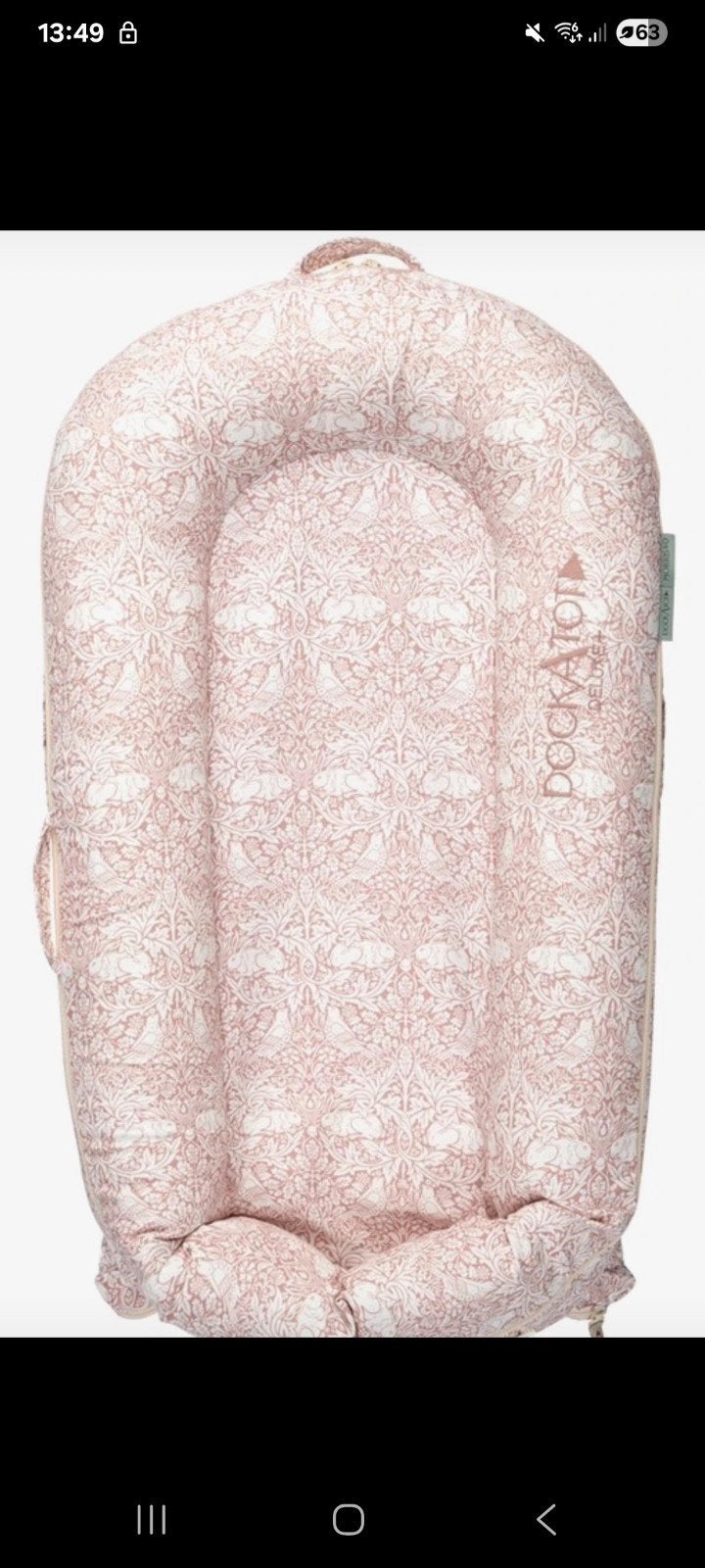 DockATot Morris & Co Deluxe+ met 2 hoezen + reistas, Ophalen of Verzenden, Zo goed als nieuw, Overige typen