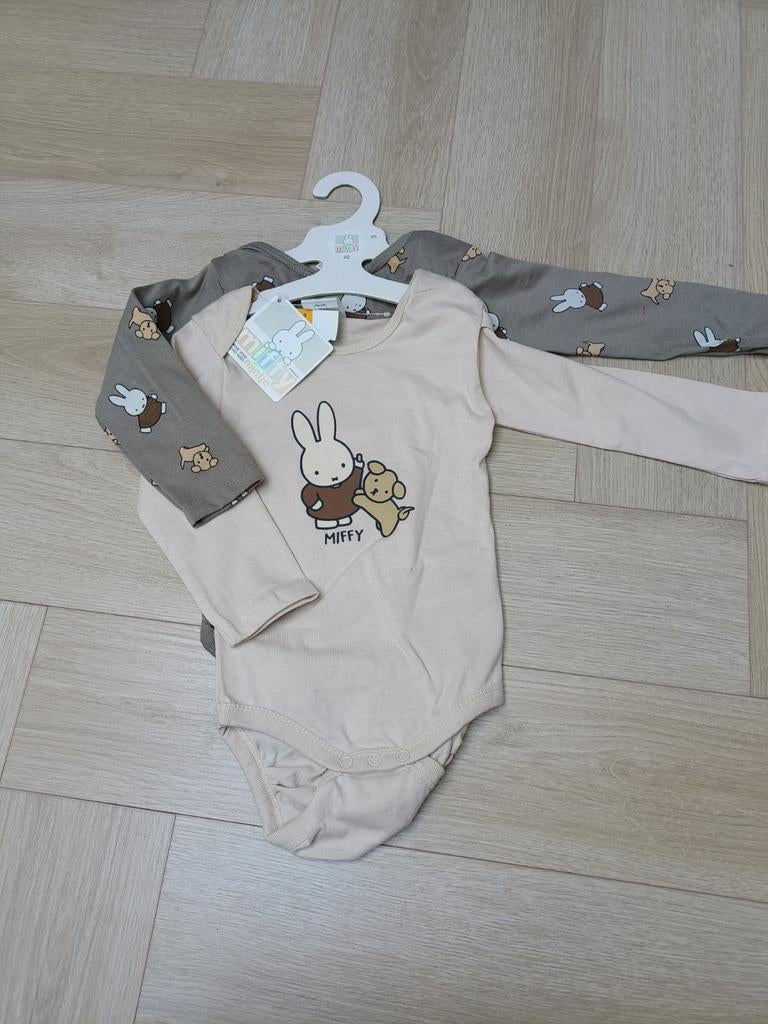 2x nijntje miffy rompertjes, Ophalen of Verzenden, Nieuw, Jongetje of Meisje, Nacht- of Onderkleding