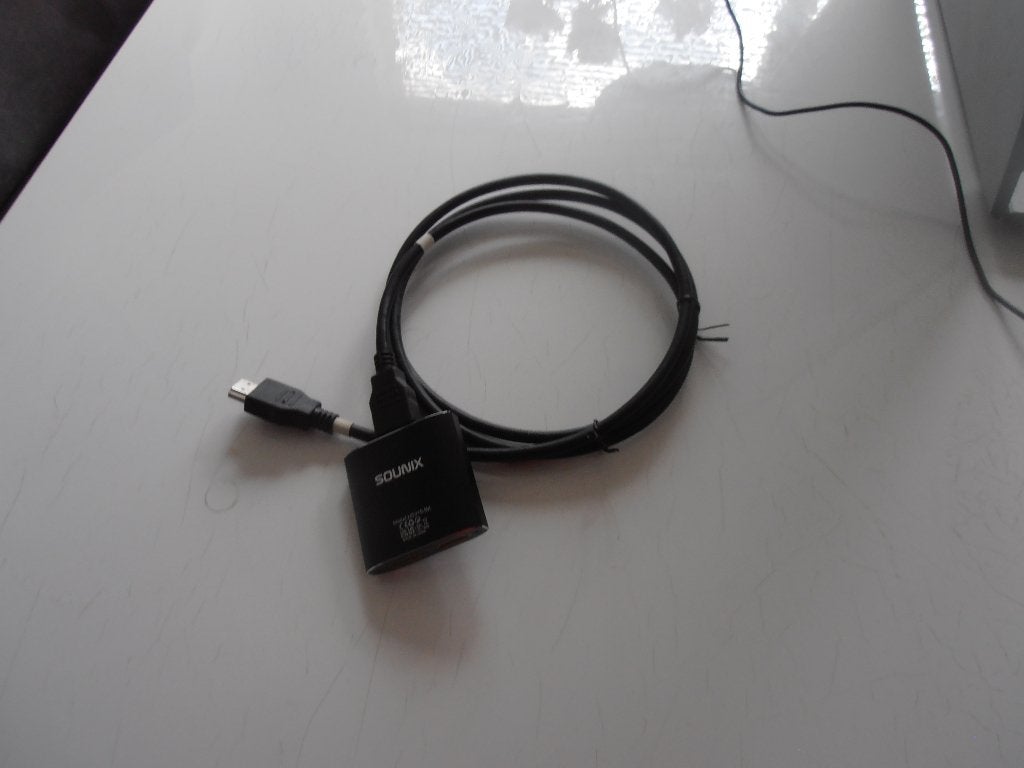 HDMI adapter, Ophalen of Verzenden, Zo goed als nieuw, Minder dan 2 meter, HDMI-kabel