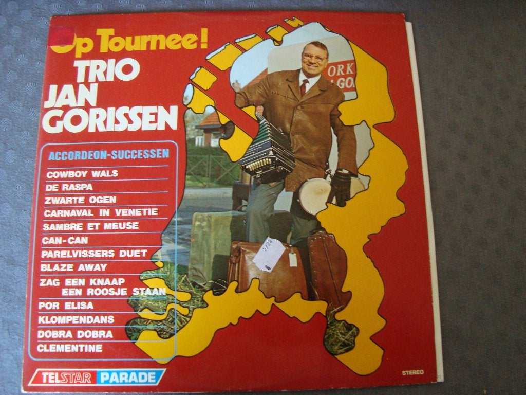 Op tournee! Trio jan gorissen, Ophalen of Verzenden, Zo goed als nieuw, 12 inch, Levenslied of Smartlap