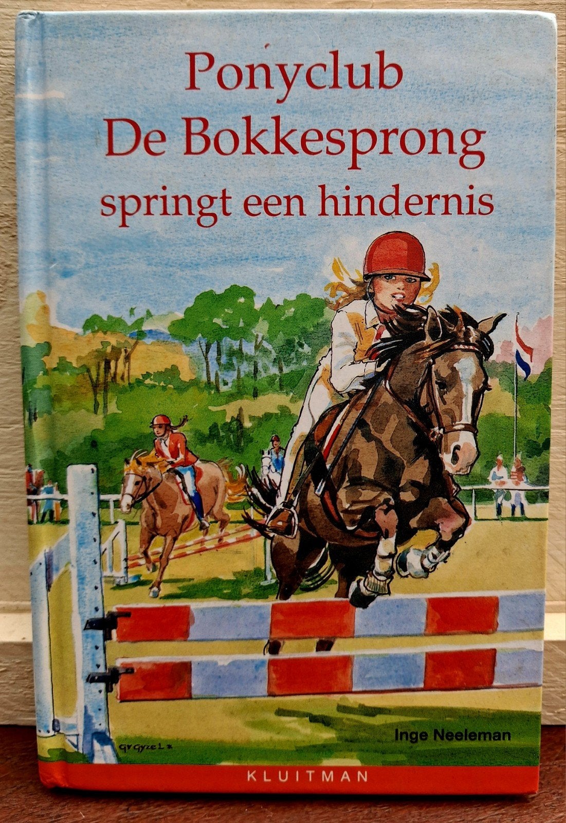 Ponyclub De Bokkesprong springt een hindernis  inge Neelema, Ophalen of Verzenden, Gelezen, Inge Neeleman, Fictie algemeen