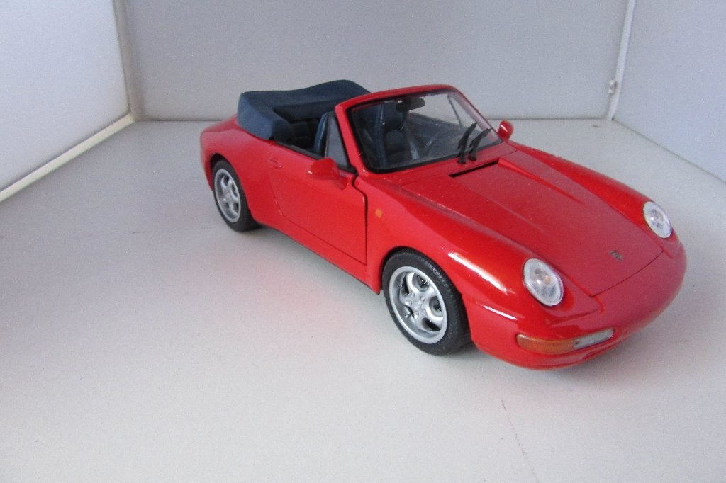 Porsche 911 Cabrio 1994 1;18, Hobby en Vrije tijd, Modelauto's | 1:18, Ophalen of Verzenden, Zo goed als nieuw, Auto, Maisto