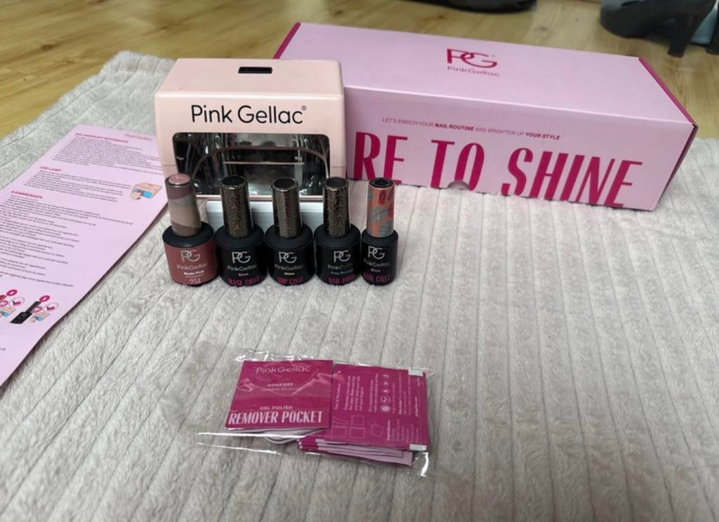 Gel lak starter set, Ophalen of Verzenden, Zo goed als nieuw, Toebehoren, Handen en Nagels