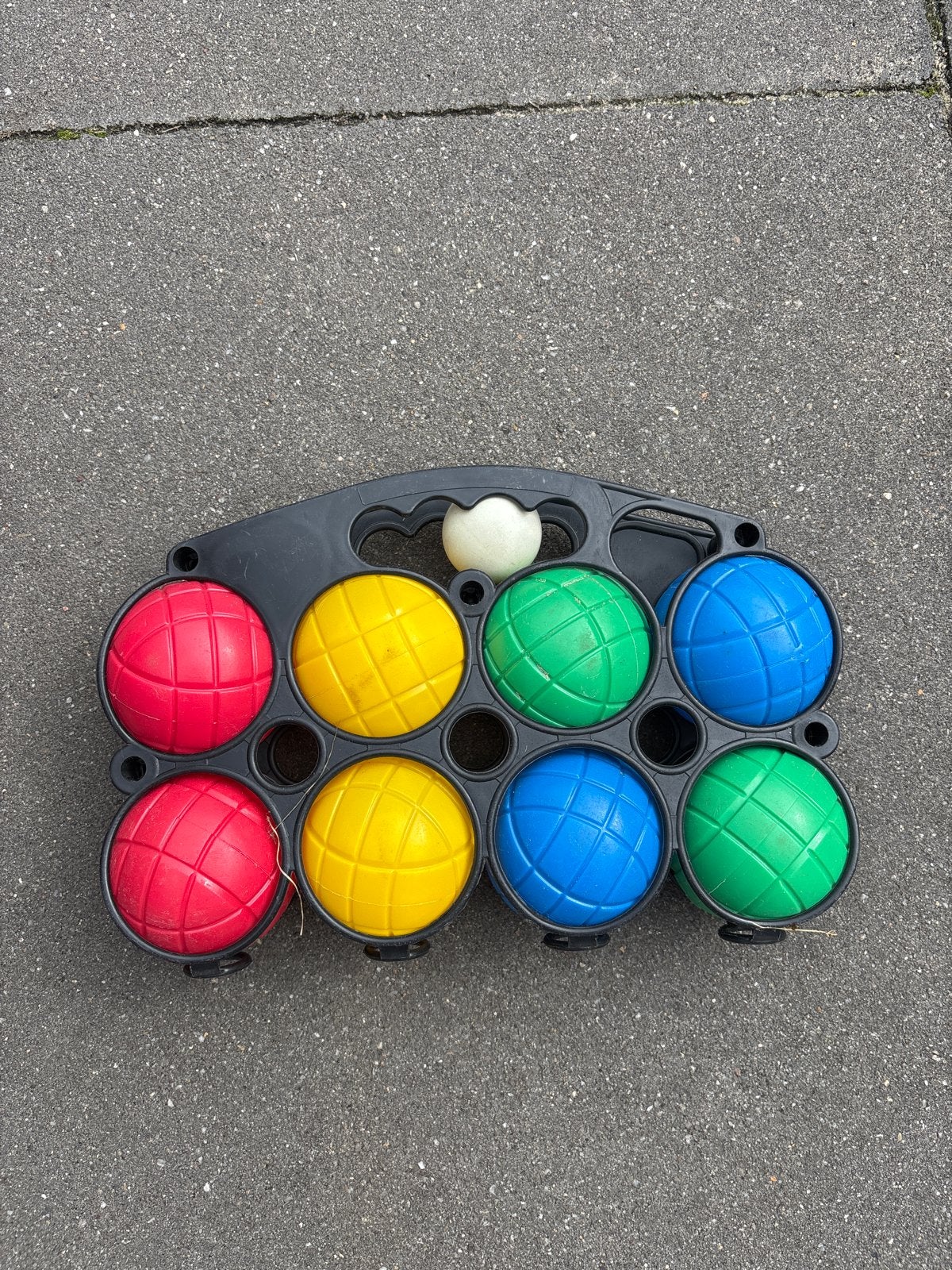 Bocce Ball Set - Kleurrijk en Compleet, Ophalen of Verzenden, Gebruikt
