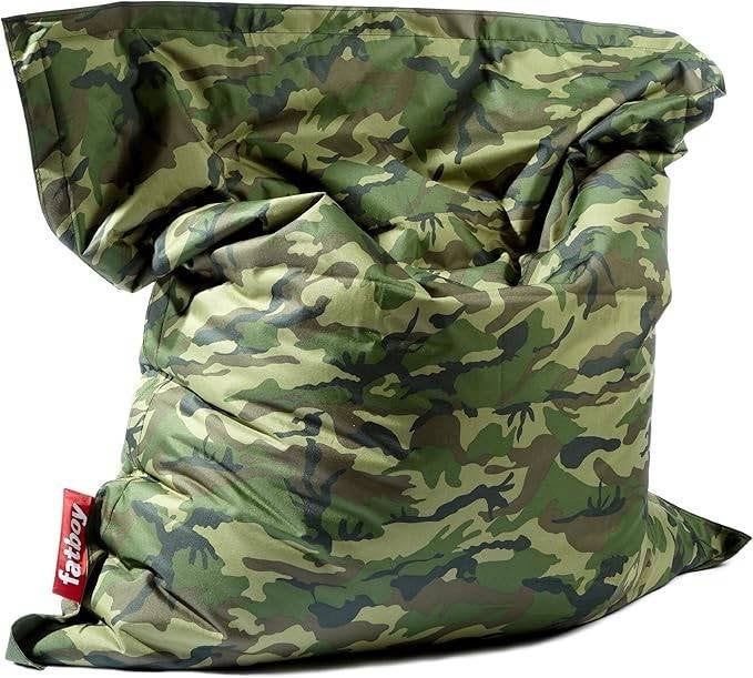 Fatboy zitzak camouflage XL, Ophalen, Gebruikt, Groen, Zitzak