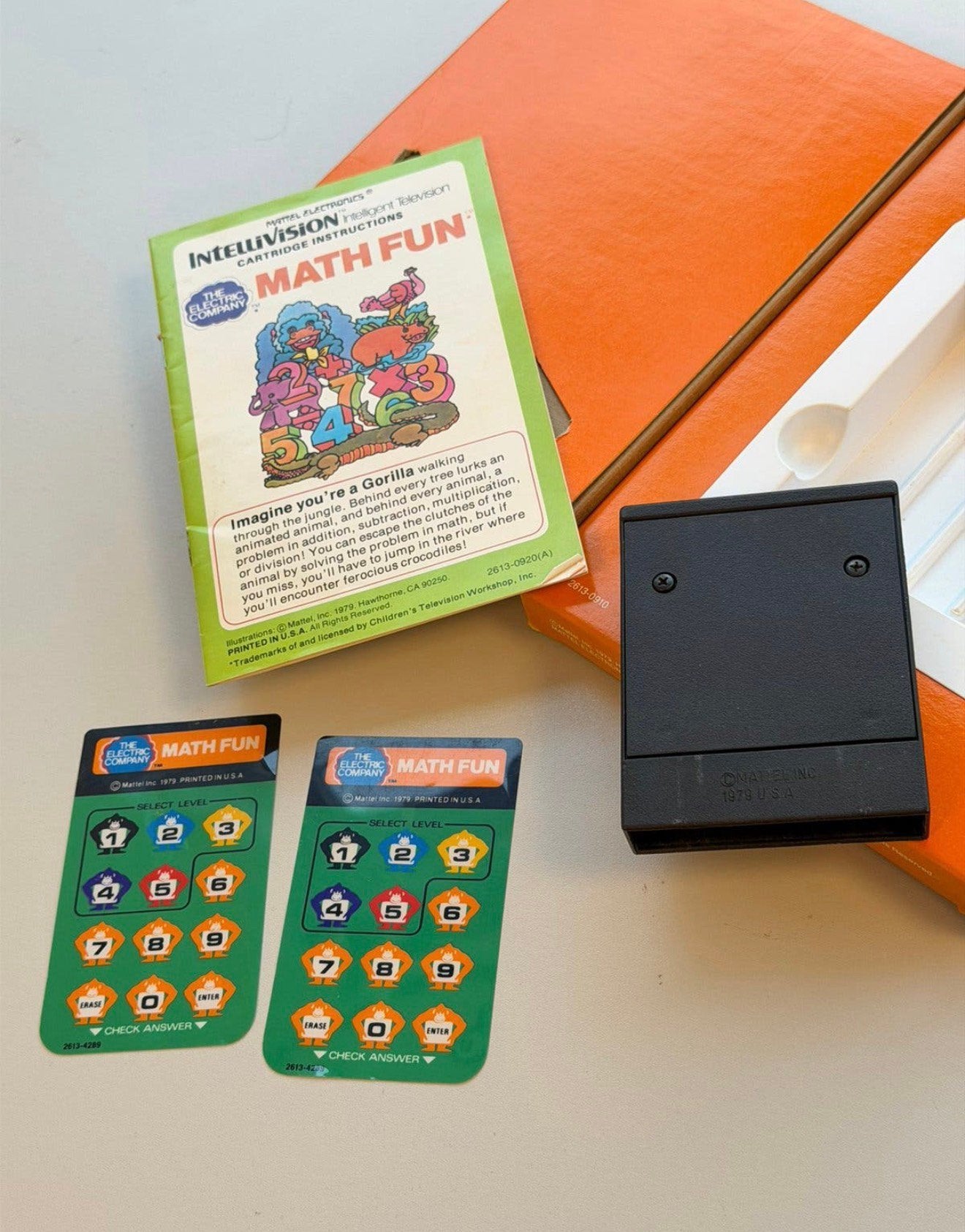 Electric Company Intellivision Math Fun game CIB Mattel 1979, P, P, Ophalen of Verzenden, Zo goed als nieuw