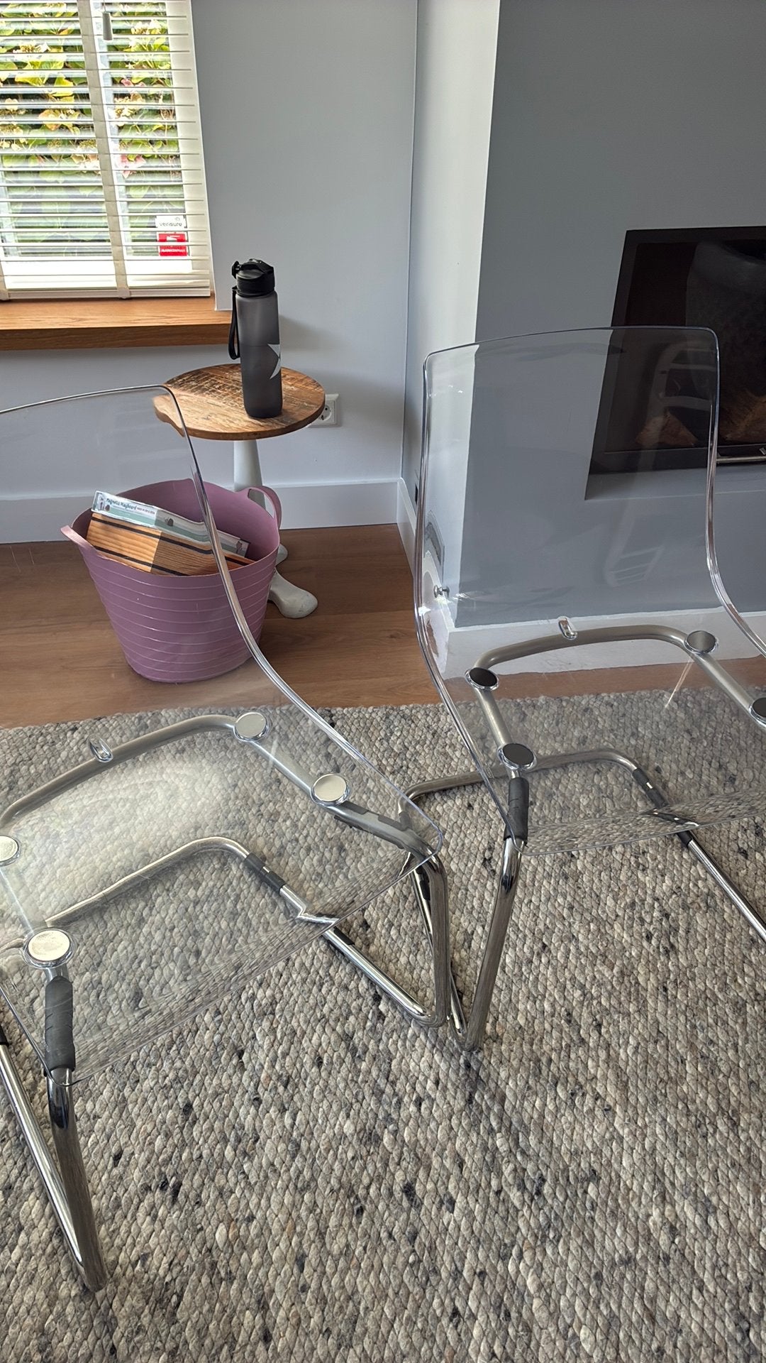 2 Tobias ikea stoelen, Huis en Inrichting, Stoelen, Ophalen, Zo goed als nieuw, Wit, Twee