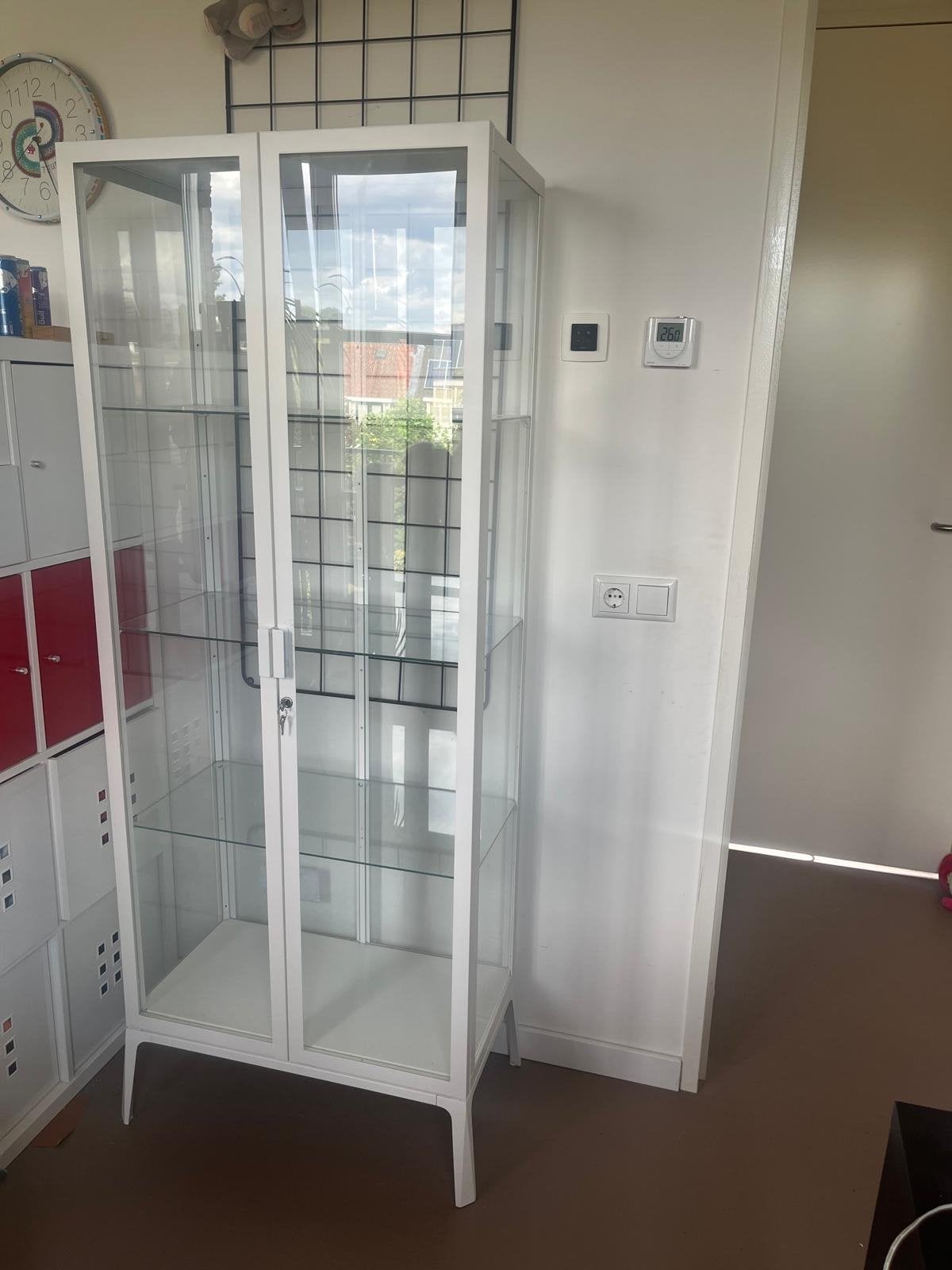 IKEA Vitrinekast - Zo goed als nieuw, Ophalen, 50 tot 100 cm, 150 tot 200 cm, 25 tot 50 cm