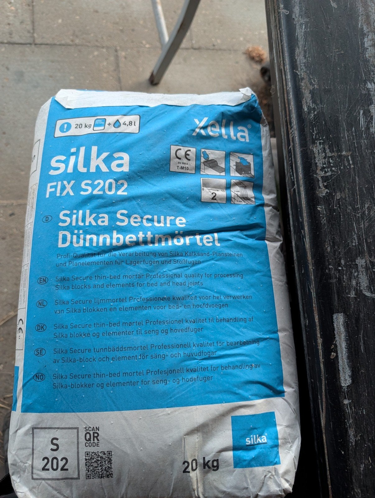 Silka Secure Lijmmortel FIX S202 - 20 kg, Ophalen, Nieuw