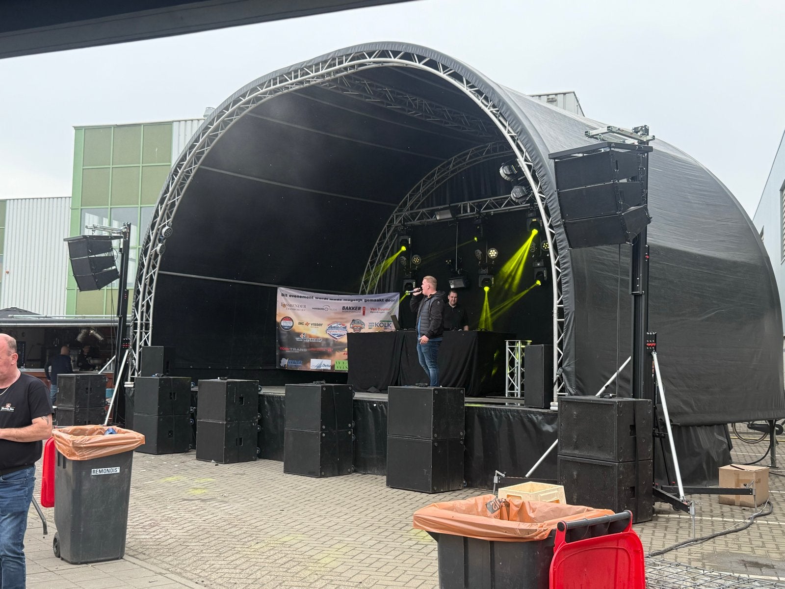 Complete Licht- en Geluidsset voor Drive-in Show, Ophalen, Gebruikt, Overige typen, Kleur