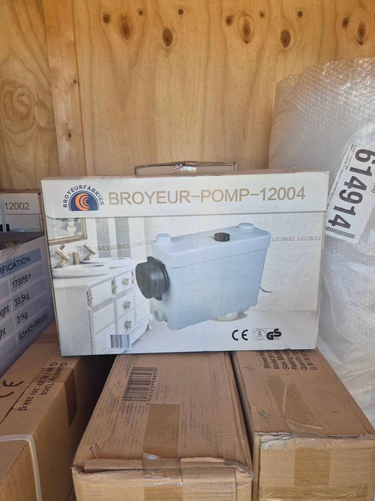 Broyeur-Pomp-12004 Vuilwaterpomp voor Toilet/Badkamer, Ophalen, Nieuw, Overige typen