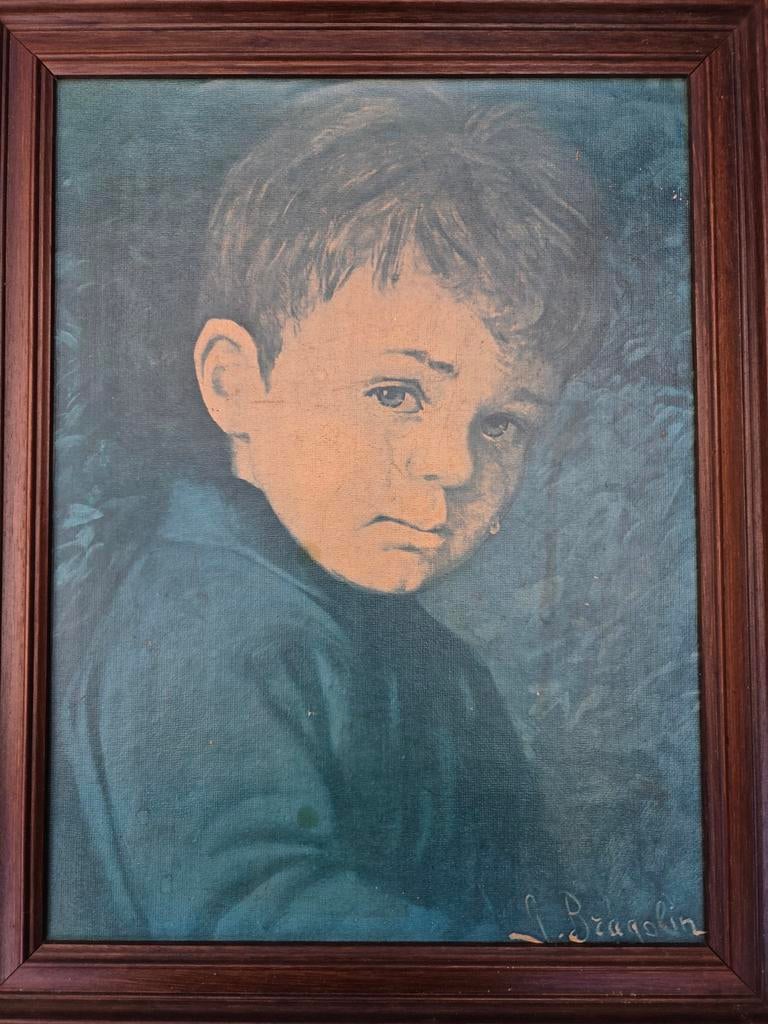 Huilende jongen van G. Bragolin, Ophalen of Verzenden