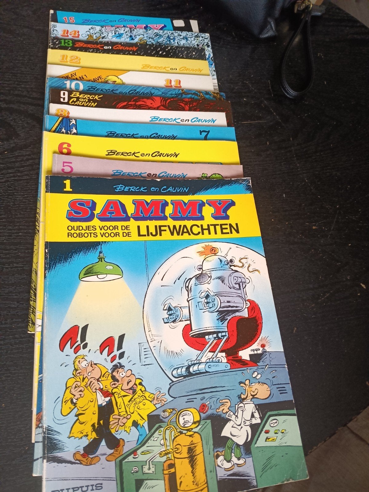 Sammy stripboeken - Berck en Cauvin - Nummers 1, 5-15, Boeken, Stripboeken, Meerdere stripboeken, Ophalen of Verzenden, Gelezen