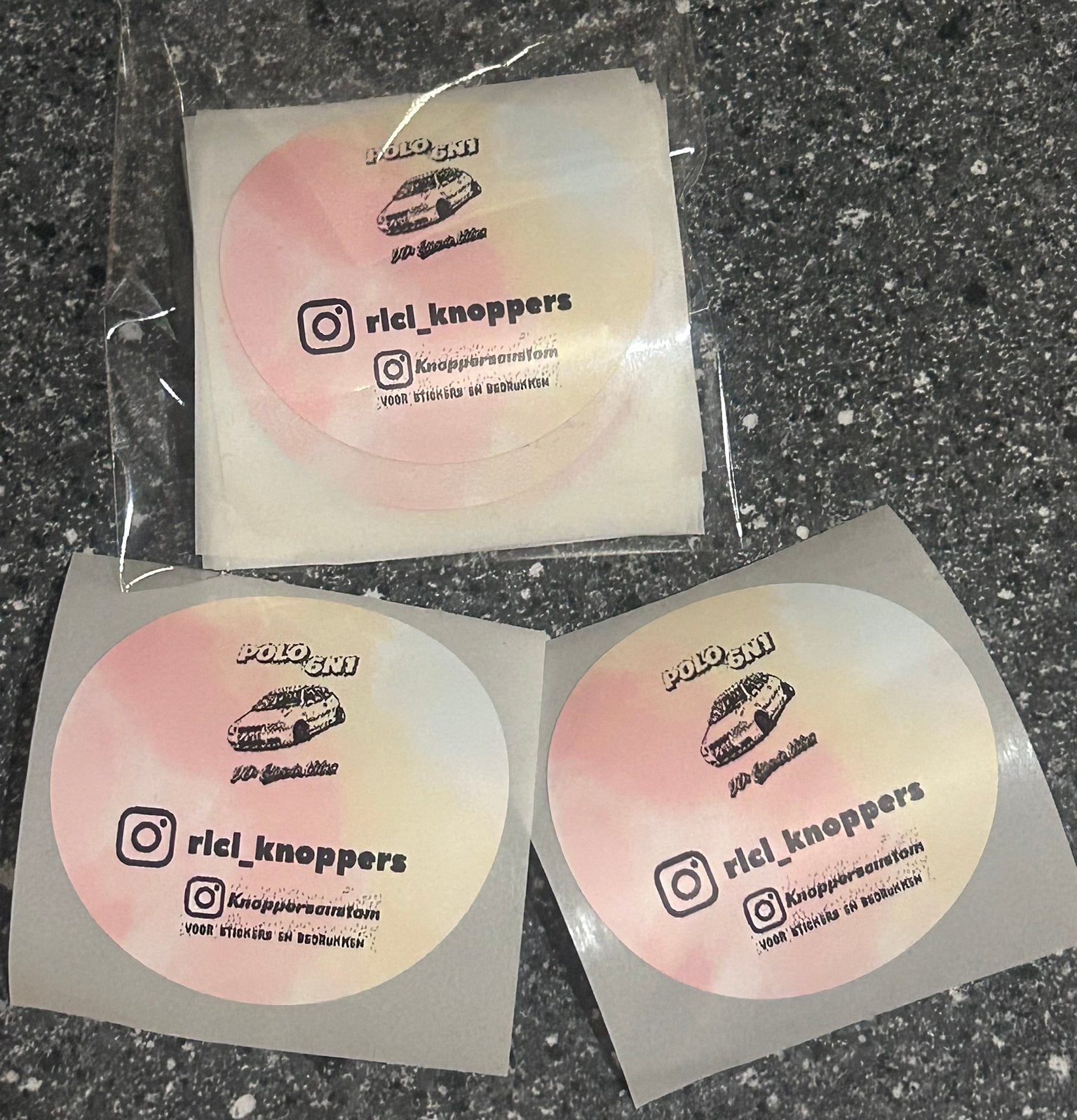 Stickers met jou tekst, Ophalen of Verzenden, Zo goed als nieuw, Handen en Nagels