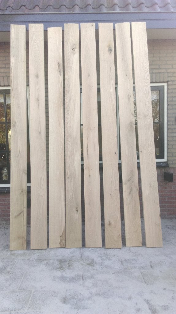 Eiken balken te koop 2,8m., Ophalen of Verzenden, Nieuw, 250 cm of meer, Balken