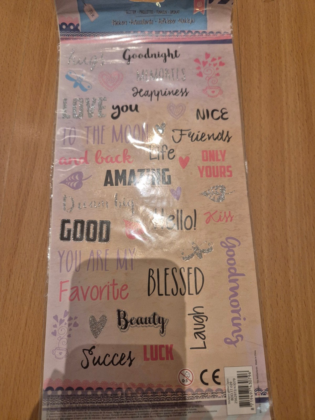 Decoratieve Stickers met Inspirerende Teksten, Ophalen of Verzenden