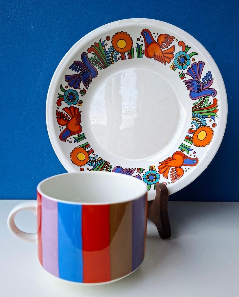 Villeroy & Boch serviesdelen/Acapulco bord en Santiago mok, Huis en Inrichting, Keuken | Servies, Gebruikt, Ophalen of Verzenden