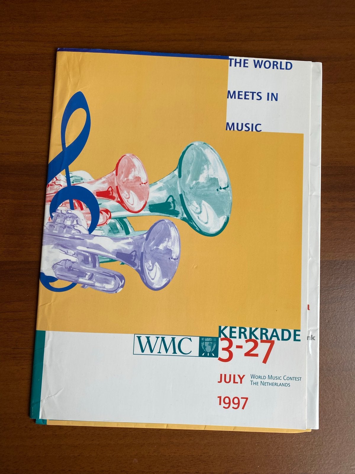 WMC Kerkrade 1997 presentatiemap - World Music Contest, Ophalen of Verzenden, Gelezen, Overige onderwerpen