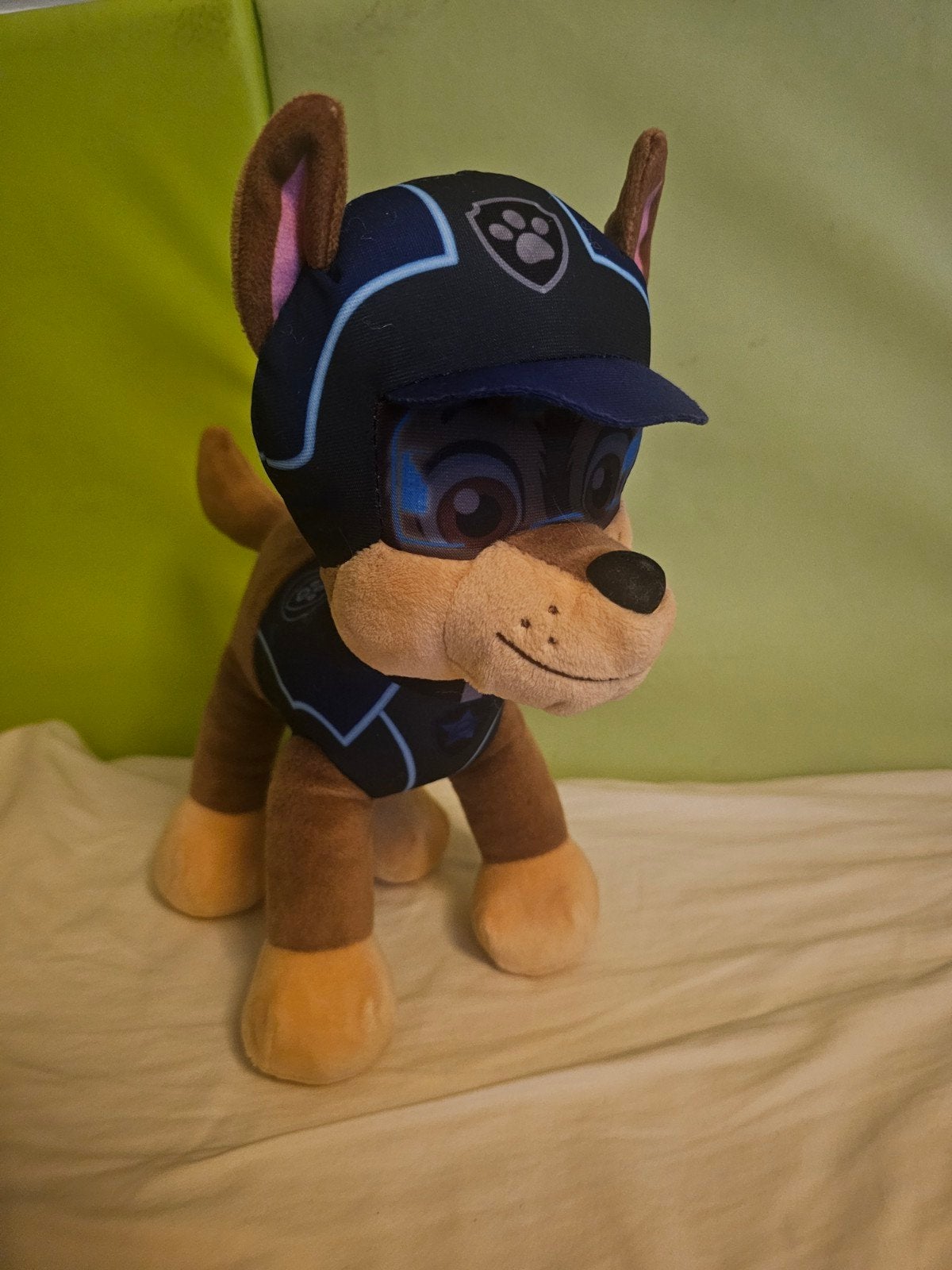Paw Patrol Chase knuffel - Zo goed als nieuw, Overige merken, Zo goed als nieuw, Middelgroot (20 tot 80 cm), Bruin