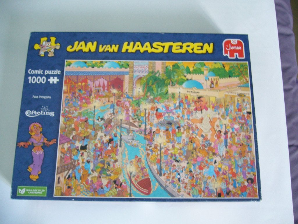 Jan v Haasteren puzzel Fata Morgana, Ophalen of Verzenden, 500 t/m 1500 stukjes, Zo goed als nieuw, Legpuzzel