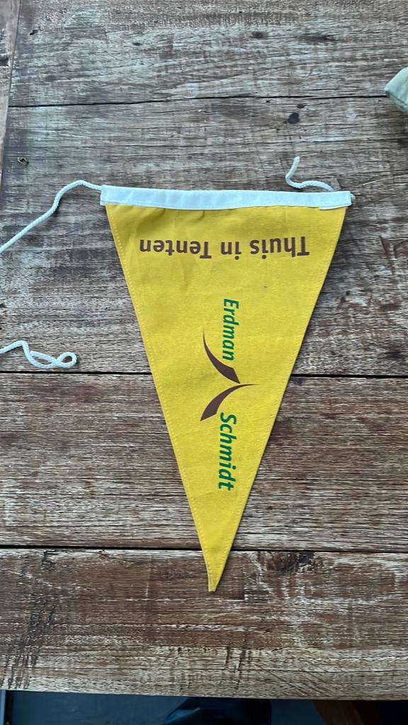 Erdman Schmidt tentvlag, Ophalen of Verzenden, Gebruikt
