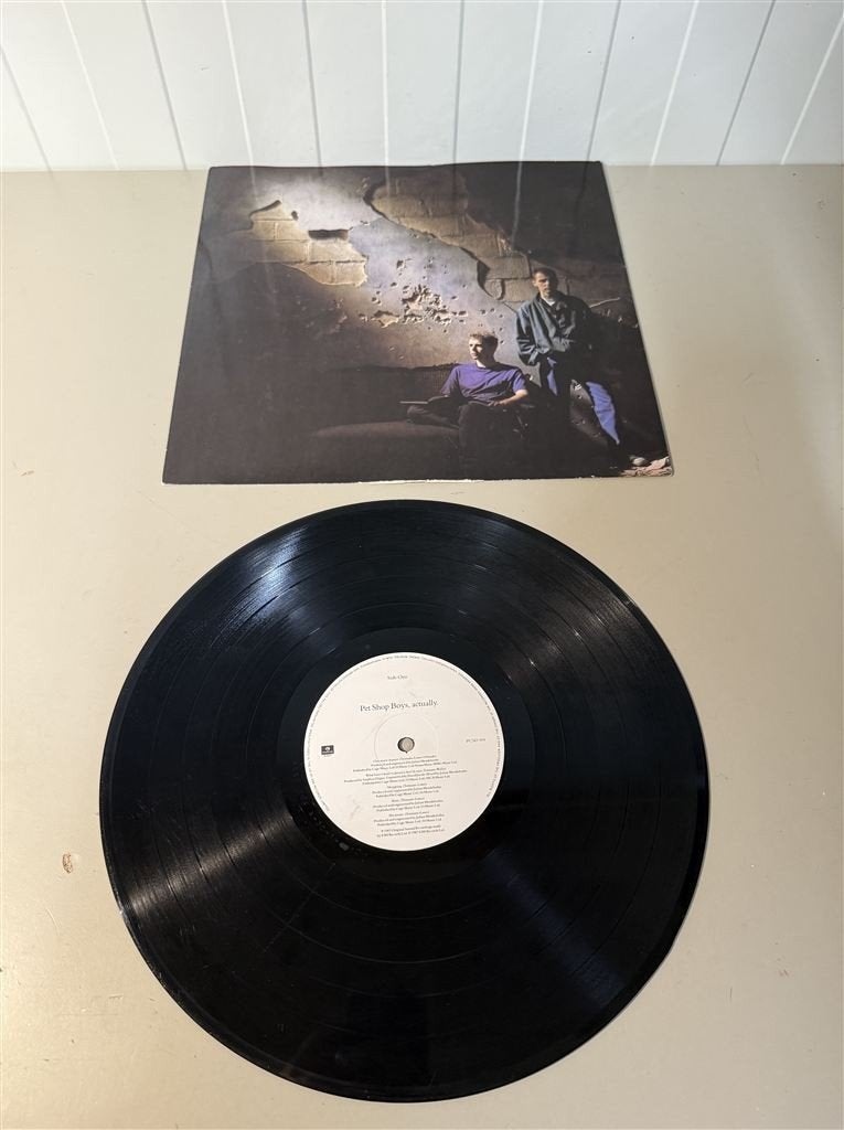 Pet shop Boys - Actually - Vinyl lp, Ophalen of Verzenden, Zo goed als nieuw, 12 inch, Poprock