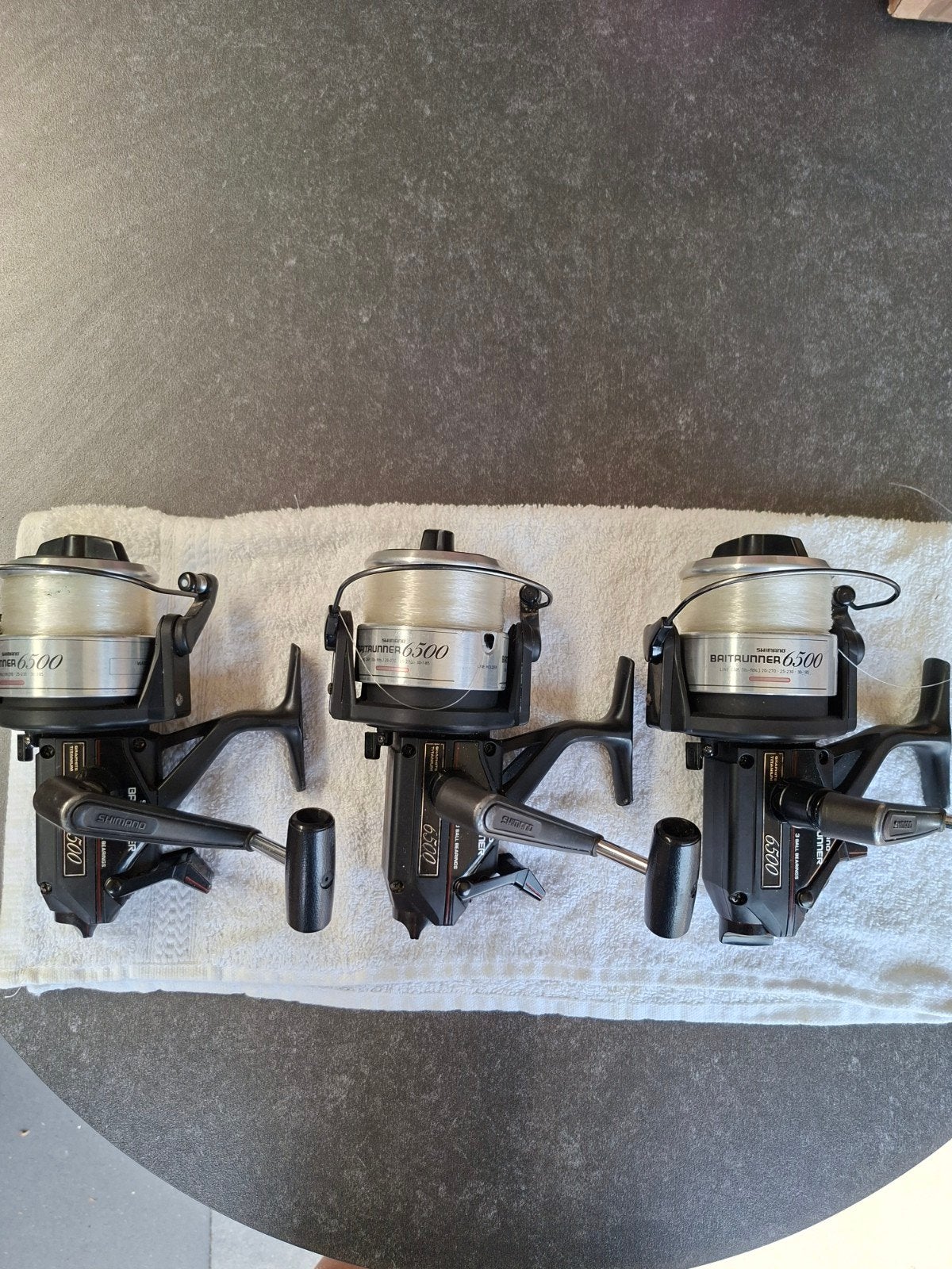 3 Mooie Shimano 6500A Beetrunners., Ophalen of Verzenden, Gebruikt, Molen