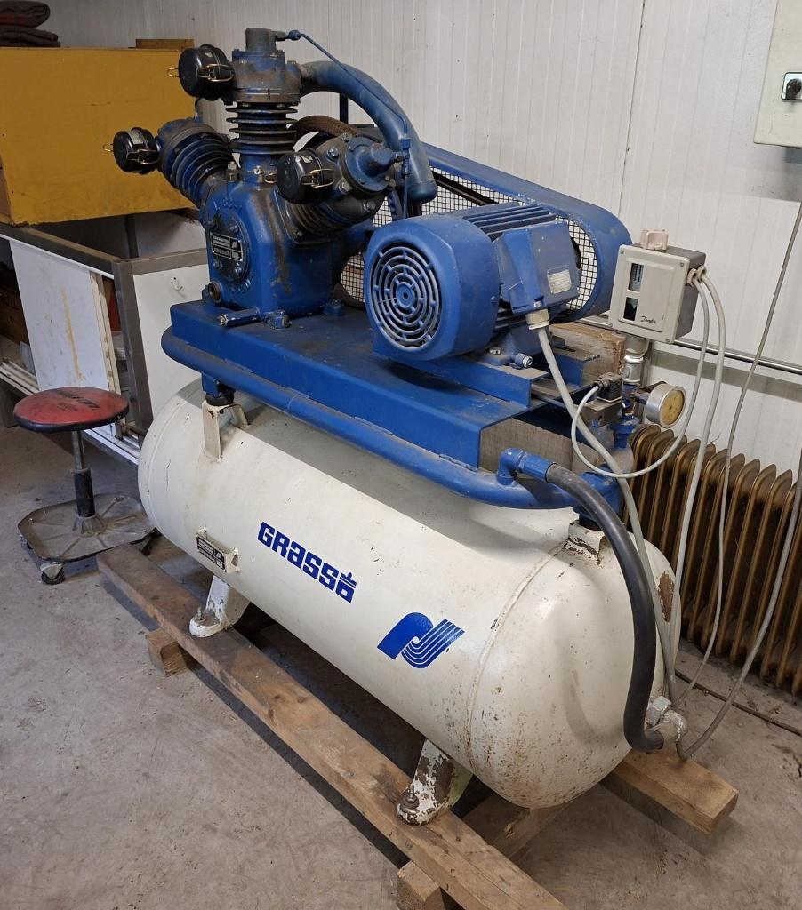 grasso compressor, Ophalen, Gebruikt, 400 tot 800 liter/min, 10 bar of meer
