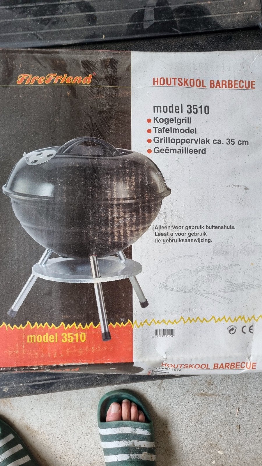 BBQ - Kogelgrill Tafelmodel 10 stuks, Ophalen, Nieuw, FireFriend