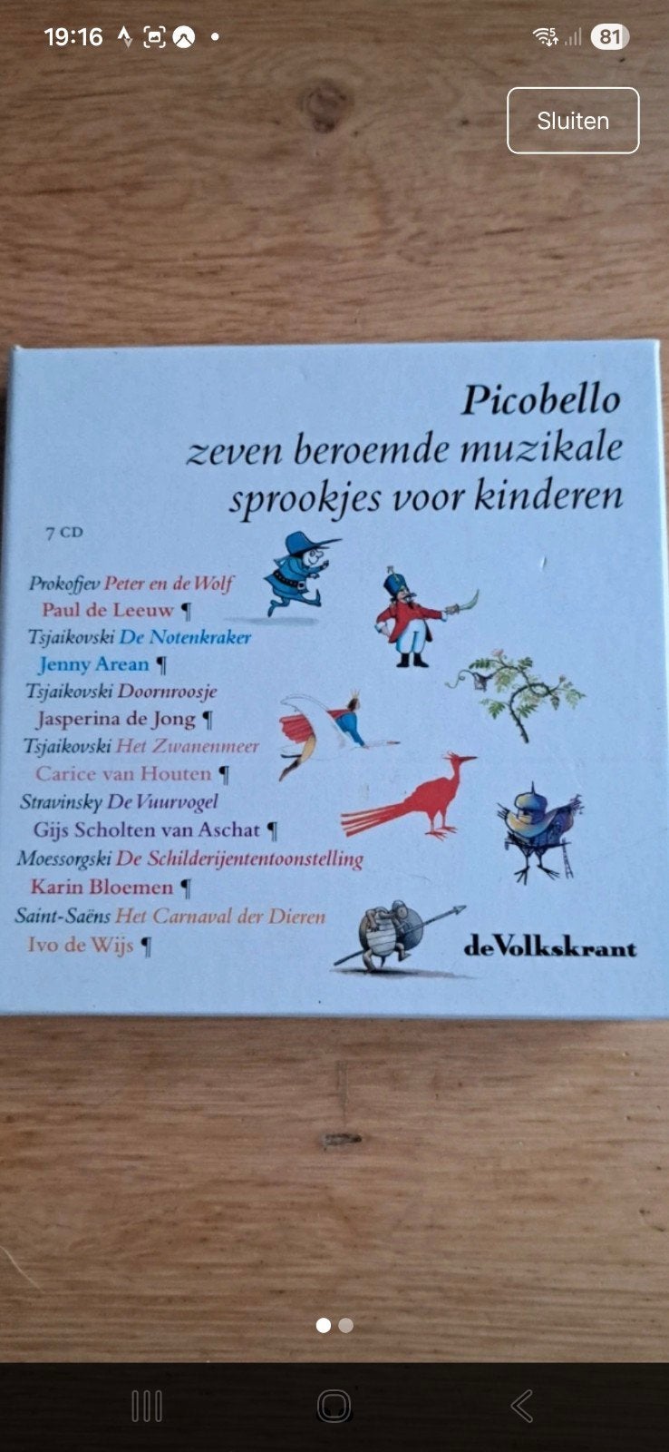 Picobello: 7 beroemde muzikale sprookjes voor kinderen (7 CD, Ophalen of Verzenden
