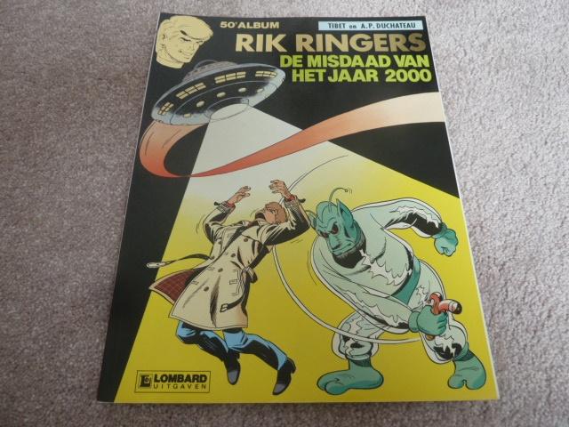 Rik Ringers nr. 50 De misdaad van het jaar 2000 1e druk 1991, Eén stripboek, Ophalen of Verzenden, Zo goed als nieuw
