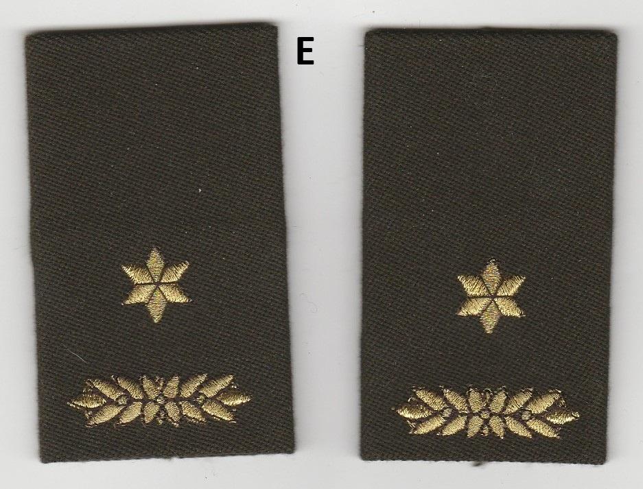 set rangen epauletten Majoor (E), Verzenden, Landmacht, Nederland, Embleem of Badge