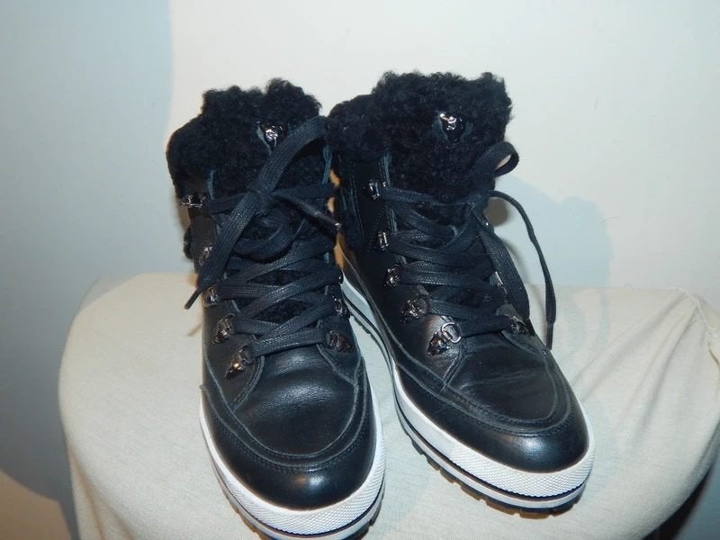 Marccain fijne gevoerde schoenen hardware tijgers warm 37, Verzenden, Zwart, Marccain, Sneakers of Gympen