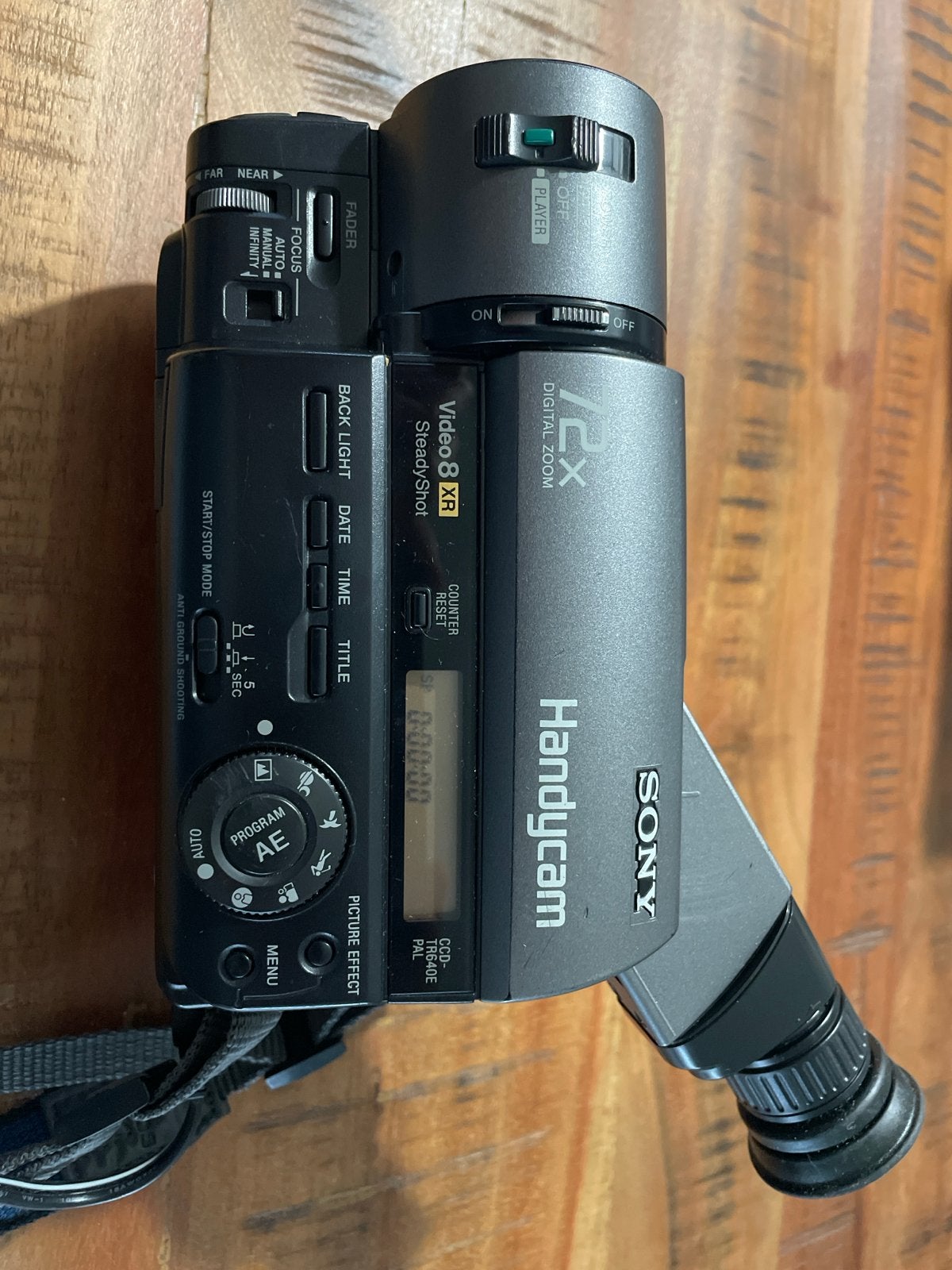 Sony Video8 XR Handycam CCD-TR640E - Vintage Camcorder, Audio, Tv en Foto, Ophalen of Verzenden, 8mm, Camera