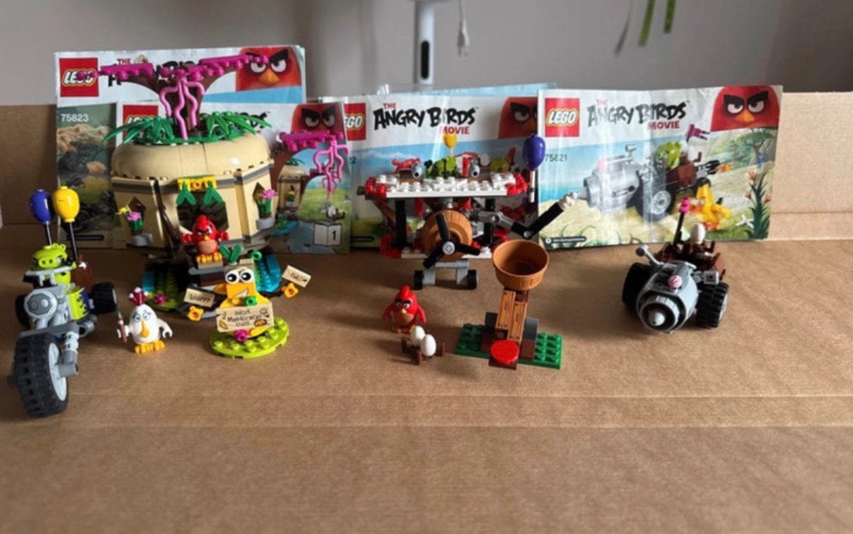 Lego Angry Birds 75821 75822 75823, Kinderen en Baby's, Ophalen of Verzenden, Gebruikt, Complete set, Lego