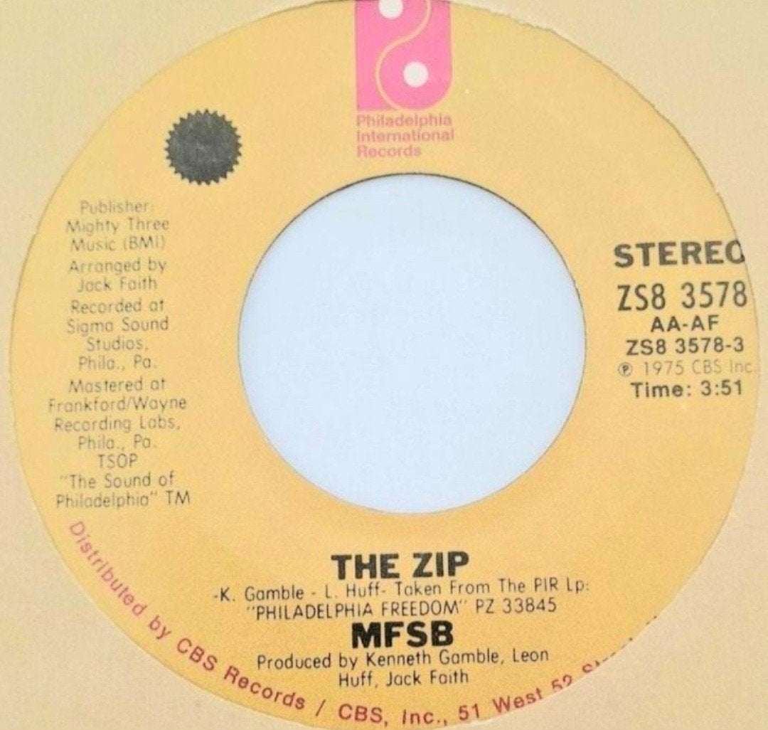 MFSB - THE ZIP, Ophalen of Verzenden, Gebruikt