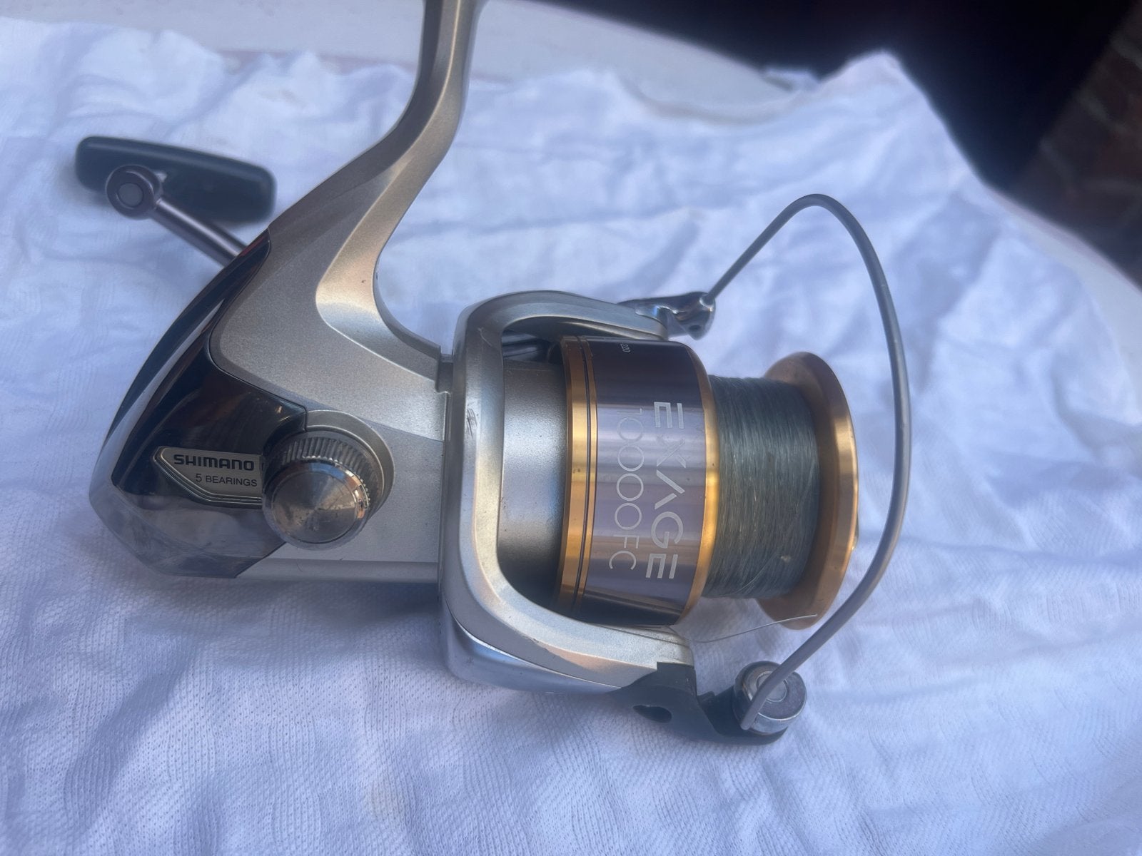 Shimano Exage 1000FC Molen - Zo goed als nieuw, Ophalen of Verzenden, Zo goed als nieuw, Molen
