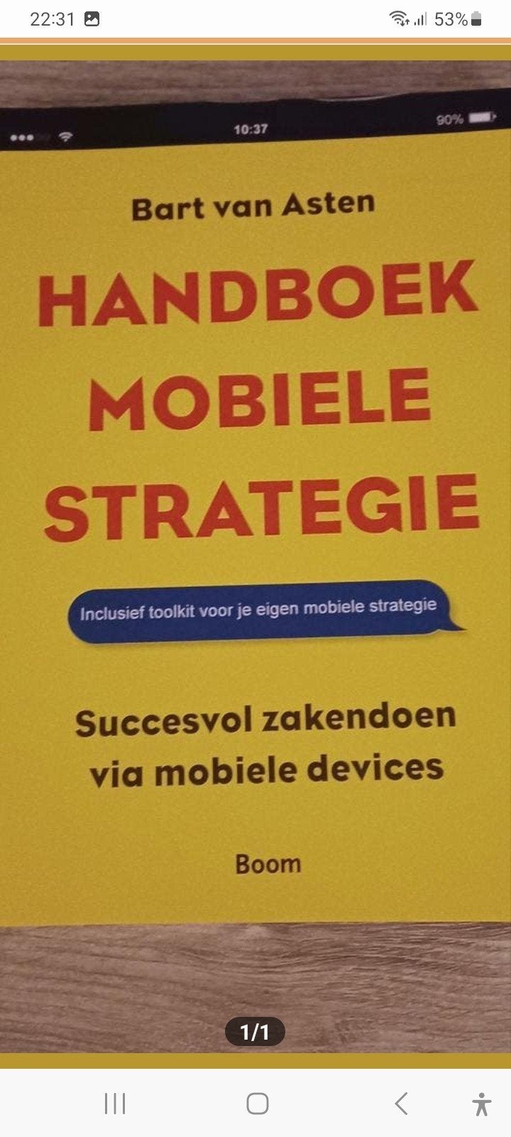 Handboek Mobiele Strategie - Bart van Asten, Boeken, Ophalen of Verzenden, Gelezen, E-commerce en Internet, Bart van Asten