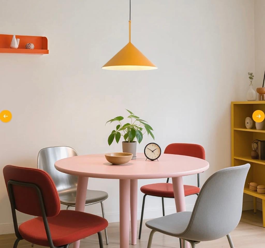 Gele Hanglamp / Yellow hanging lamp EUR 25, Ophalen, Nieuw, Metaal, Modern
