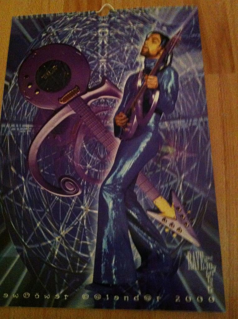 Prince 2000 kalender official, Ophalen of Verzenden, Zo goed als nieuw, Overige typen